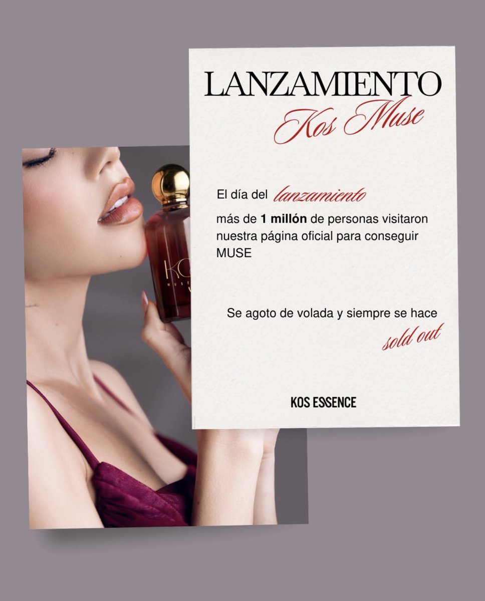 KeniaOsReport's tweet photo. El día del lanzamiento de “KOS MUSE” el primer perfume de @KeniaOs, más de 1 MILLÓN de personas visitaron la página web para adquirirlo. https://t.co/csk6Wx2uZQ
