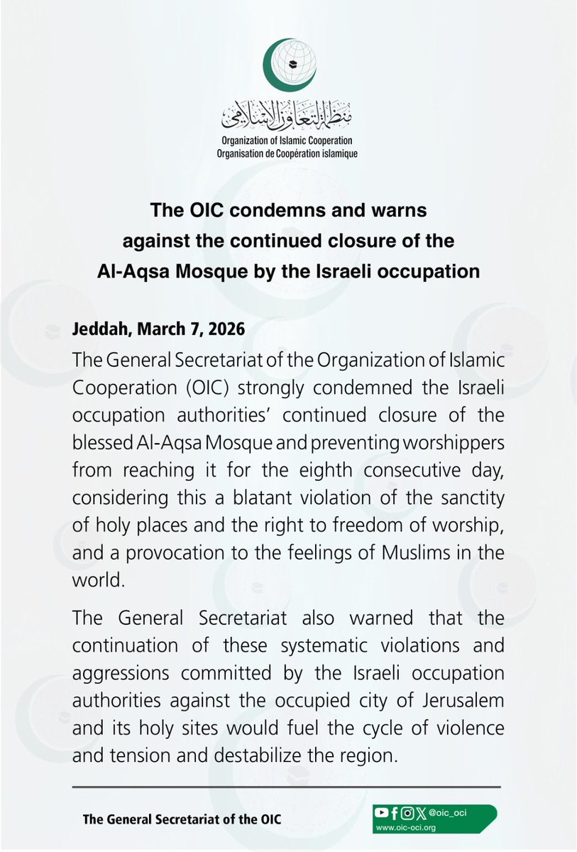 OIC tweet media