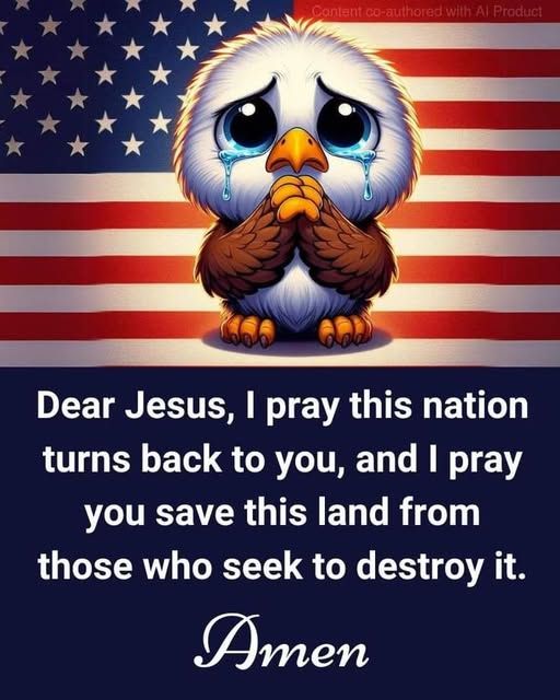 PRAY FOR AMERICA

Heavenly Father,
We pray for Your peace to cover America.
Bring unity where there is division,
hope where there is fear,
and wisdom to every leader.
Let Your light shine across the nation.
Lord, protect every family and guide this land in righteousness.
In