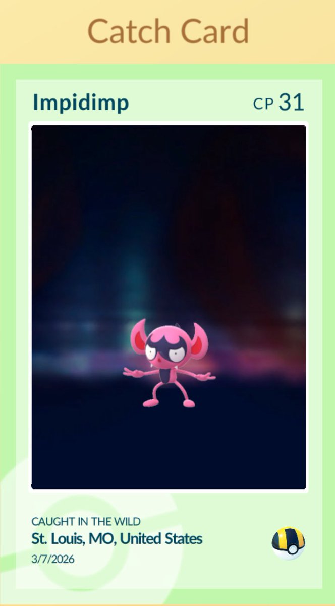 JointClouds's tweet photo. @PokemonGOHubNet No legendary for me yet but I found this in the wild https://t.co/5cmdMGj36l