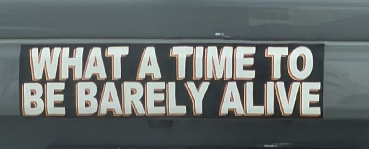 Pretty good bumper sticker