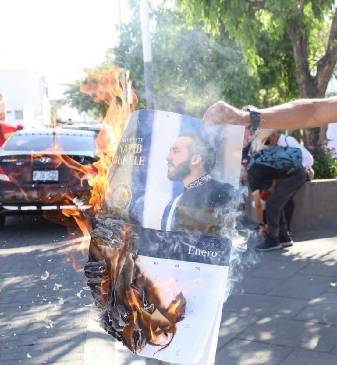 El pueblo empieza a demostrar el rechazo a Nayib Bukele