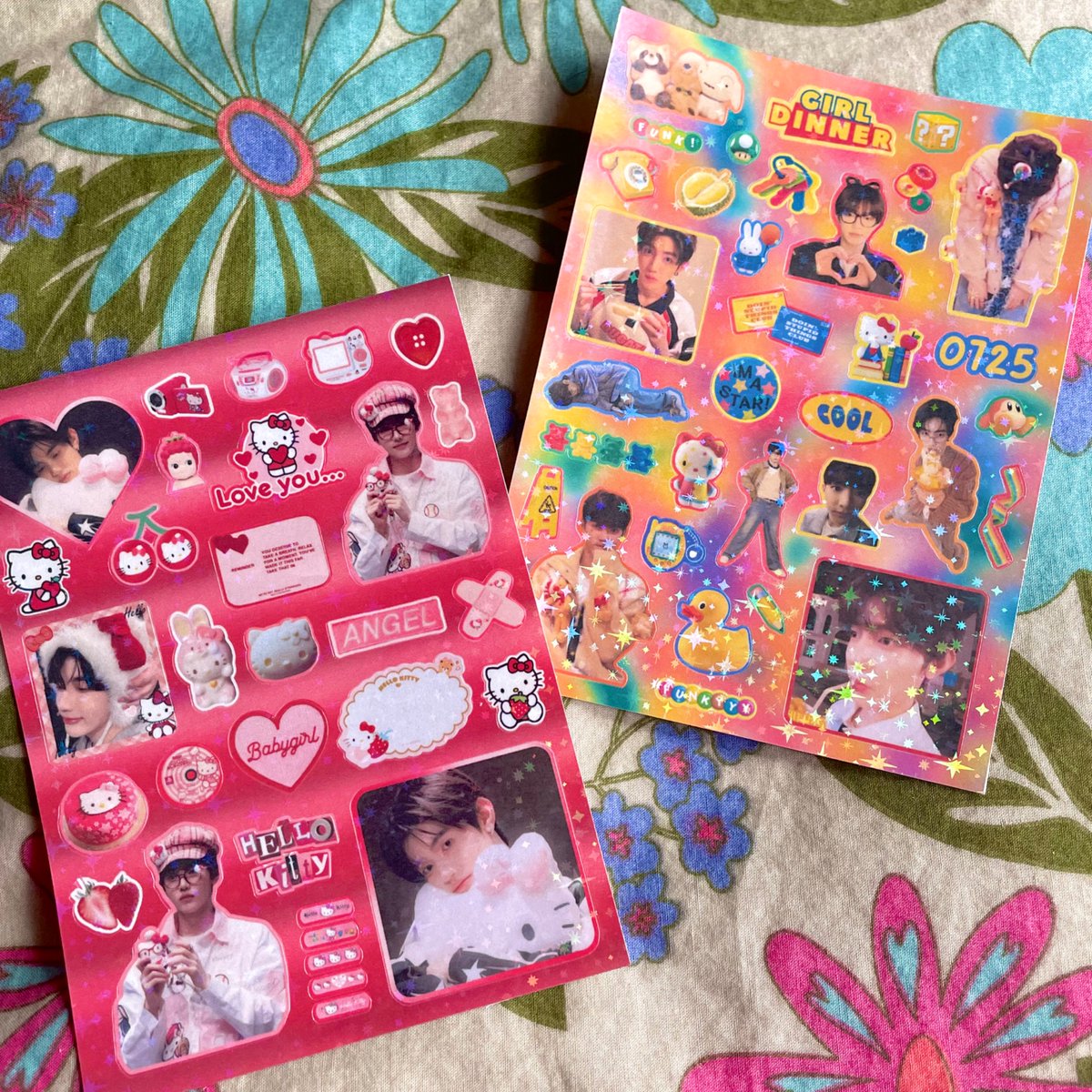 Made Hao themed sticker sheets for fun!!