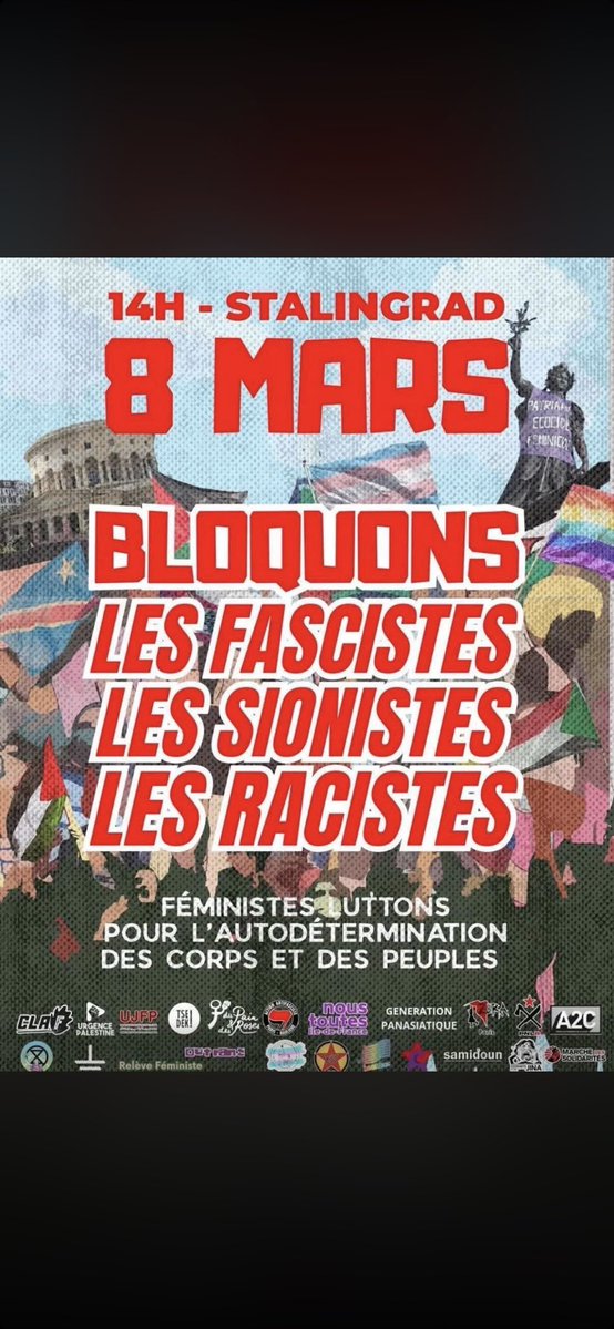 8 mars 2026 : quand le néo-féminisme est devenu antisémite, délirant et brutal.
Le féminisme woke a terminé sa course: il désigne les cibles et appelle à la violence. Le quête du bien se termine en élimination de l’autre après diabolisation. Le 8 mars est devenu une escroquerie.