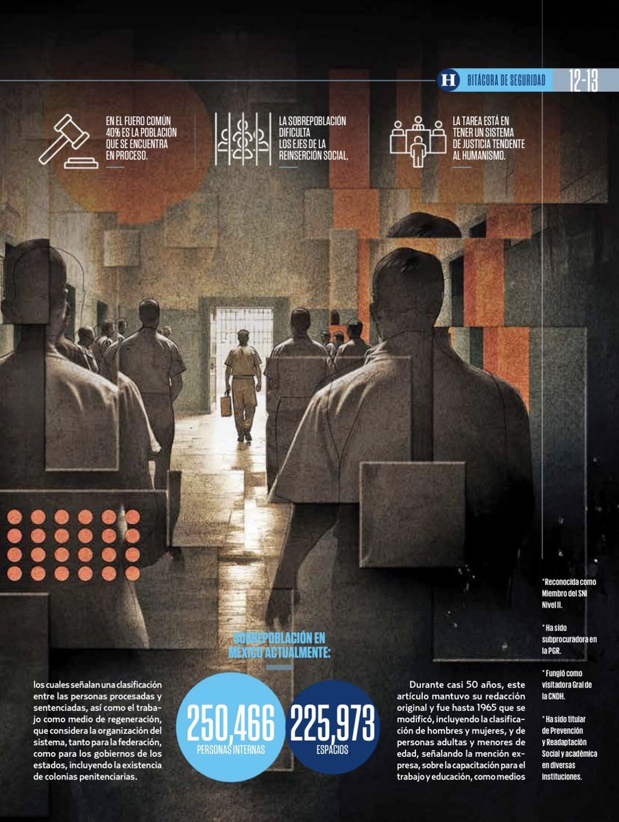 Una vez más tuve la oportunidad de coincidir en el <a href="/IIJUNAM/">Instituto de Investigaciones Jurídicas, UNAM</a>, con <a href="/EuniceRendon/">Eunice Rendón</a>, ahora presentando el Volumen No. 3 de la Revista #BitácoraDeSeguridad, la cual ella coordina y donde participamos 15 personas con el tema del Sistema Penitenciario y sus retos actuales. 
¡Enhorabuena