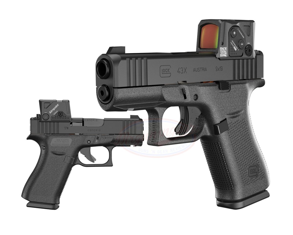 Mrgunsngear's tweet image. Glock 10+1 (or 15+1 if you're fancy) 43X with direct milled Aimpoint COA &amp;amp; steel sights for $921 currently here: mrgunsngear.org/4s4K9RO

In stock as of this post 🤙🏽🔴

#glock #EDC