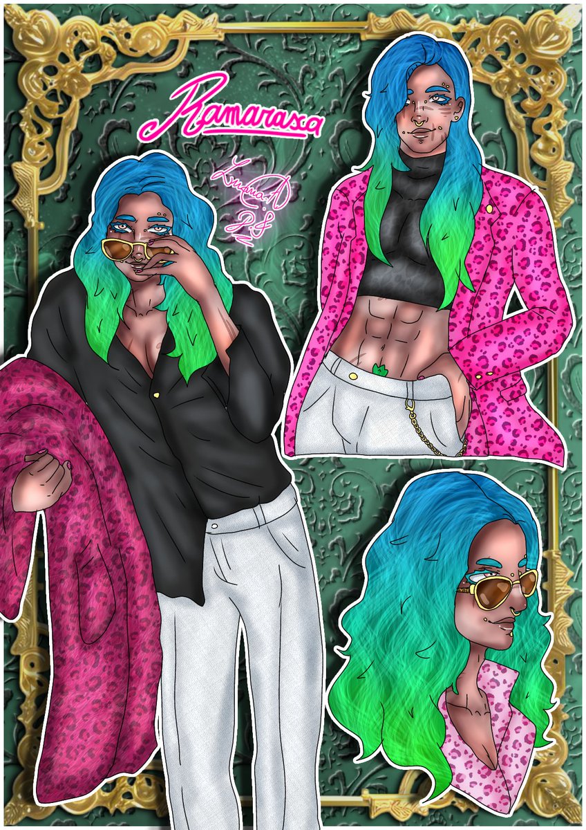 Luana_Are's tweet photo. Dibujito de mi Barbie peliverde #digitalartist #digitalart #originalcharacter #oc #adomasona https://t.co/f5ZUmwtnFp