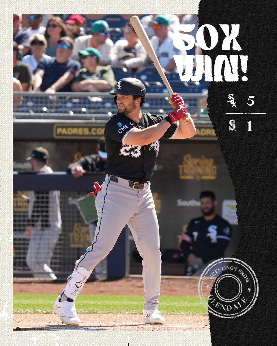 whitesox's tweet photo. Secured the W ✅ https://t.co/iXjCdGtHpJ