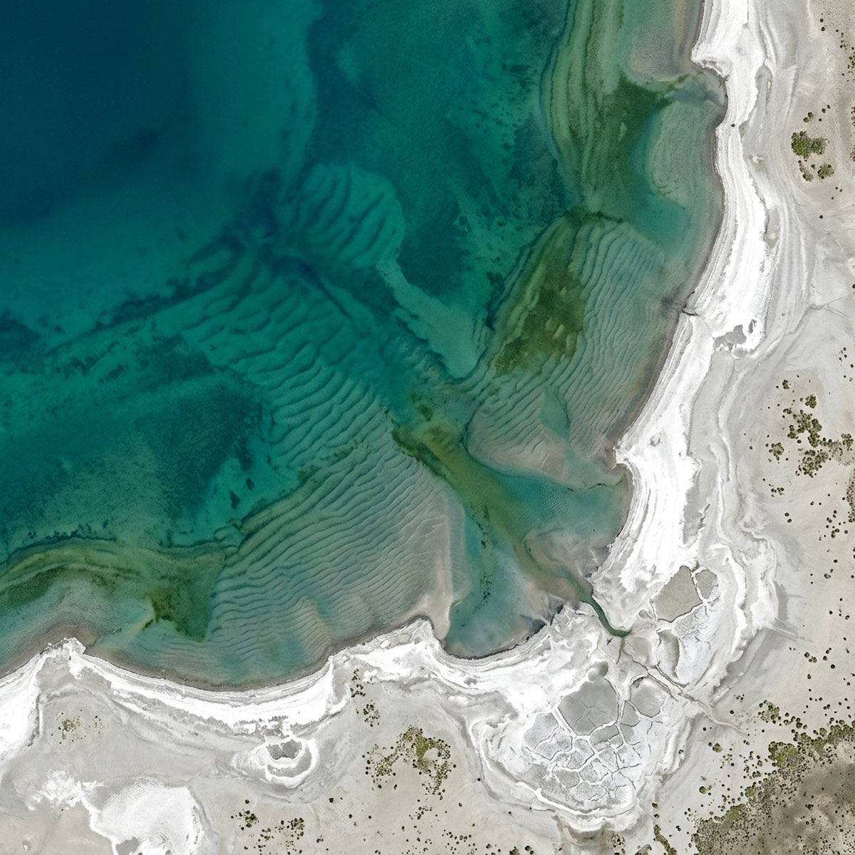 kaiykym's tweet photo. 【The Arsenic Basin】
Great Salt Lake, Utah. In one year, turquoise shallows were rewritten into bone-white sediment laced with arsenic.
📍Great Salt Lake, Utah
🛰️Sentinel-2
#SatelliteArt #EarthObservation #SpaceTech #GreatSaltLake #ClimateChange #DataArt #宇宙ビジネス https://t.co/mbX6LhFaXG