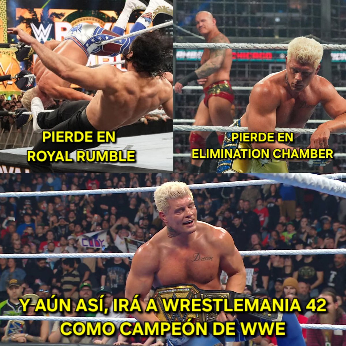 Falbak_'s tweet photo. Banco a Cody Rhodes desde hace años pero esto es un disparate. https://t.co/iTWF7JHF05