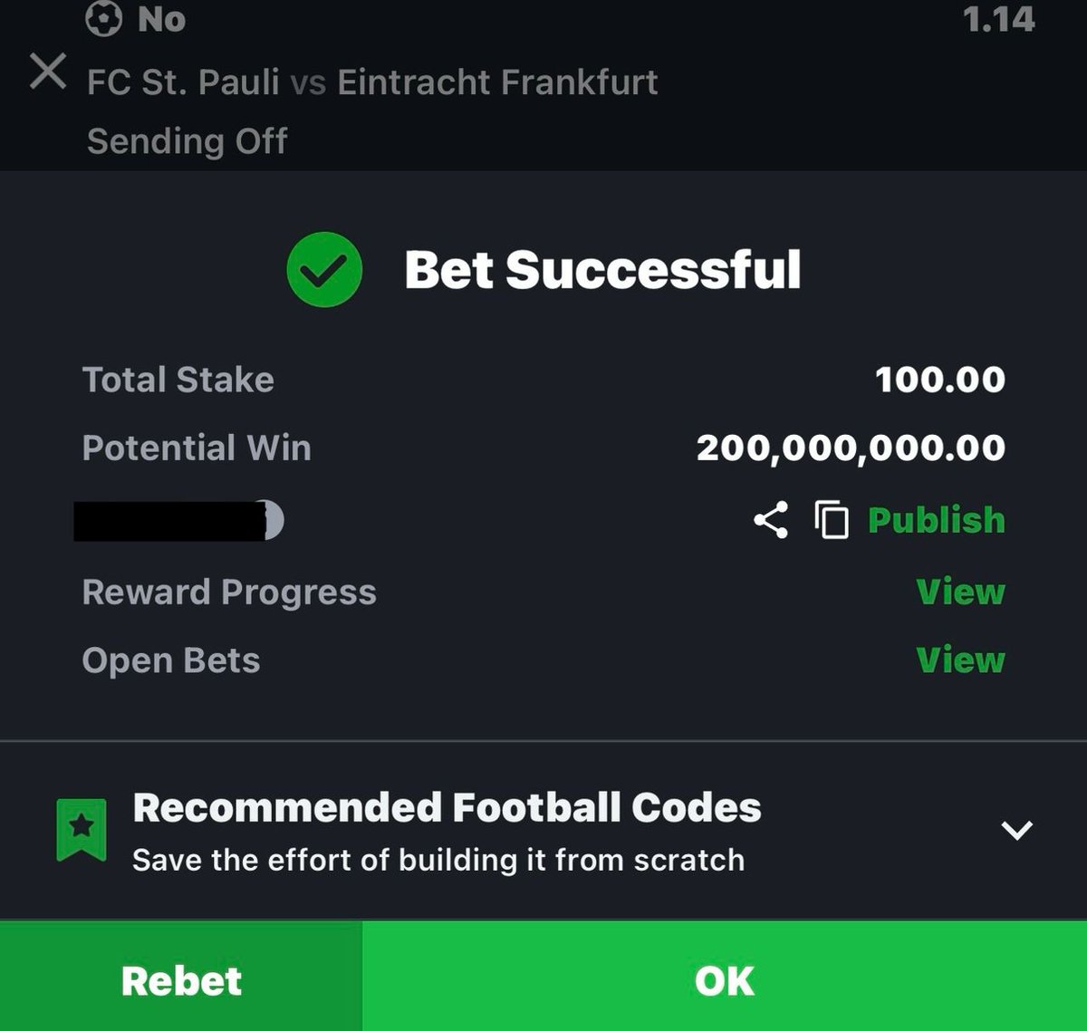 Drboom01's tweet photo. Sending off(No)🥶  -  100 Naira wins 200M Million💯🔥🔥🔥🥶🥶💥✅🎉🥶

Get code here and play now . Starting soon👇👇👇Don’t miss this  option 🤯

Copy code here now 👇👇👇

https://t.co/czWzxPRYG7

Join and copy code 👆👆 https://t.co/IeH6YuUnHp