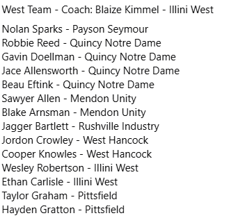 CentralILSports's tweet photo. Congratulations to the following players who have been selected to play in this year's Central Illinois Sports All Star Game presented by Blessing Health. The game will be held on Sunday, March 22nd at Voshall Gym in Pittsfield. https://t.co/j2wHFUKgTH