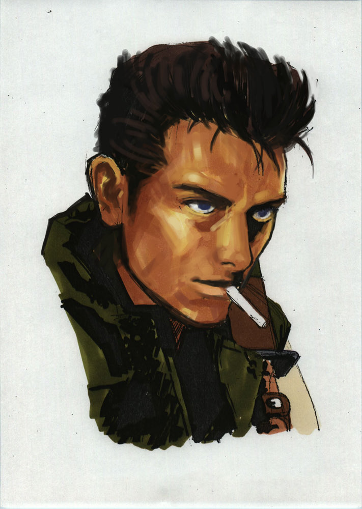 this illustration of chris i’m just seeing for the first time ever… a collapse