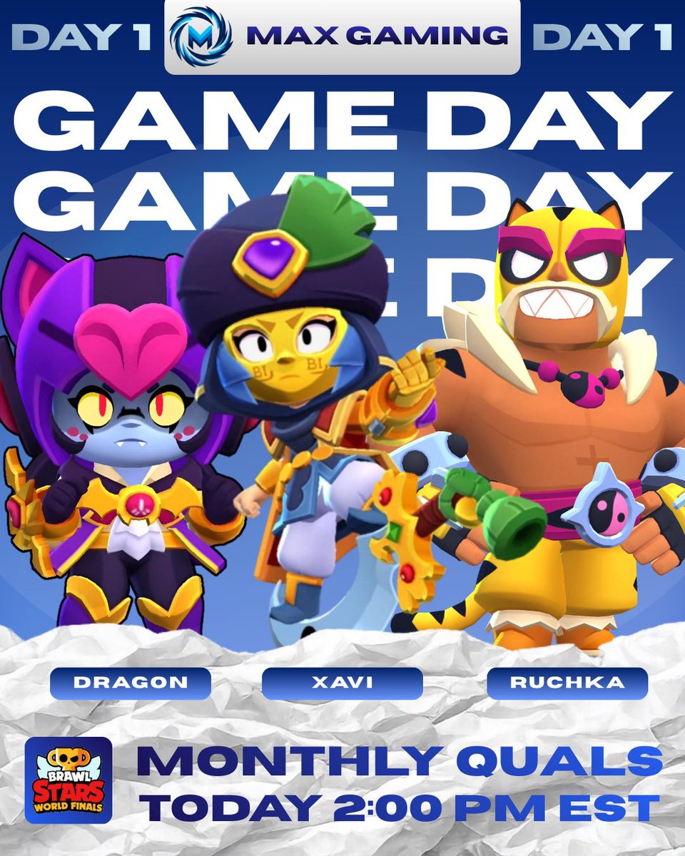 MAXGaming2010's tweet photo. GAME DAY‼️‼️
 
@Ruchenich 
@dragonbs6799 
@Xavii_max01 

They take on the challenge as they try to make it to DAY 2 https://t.co/K5i4TiA52Z