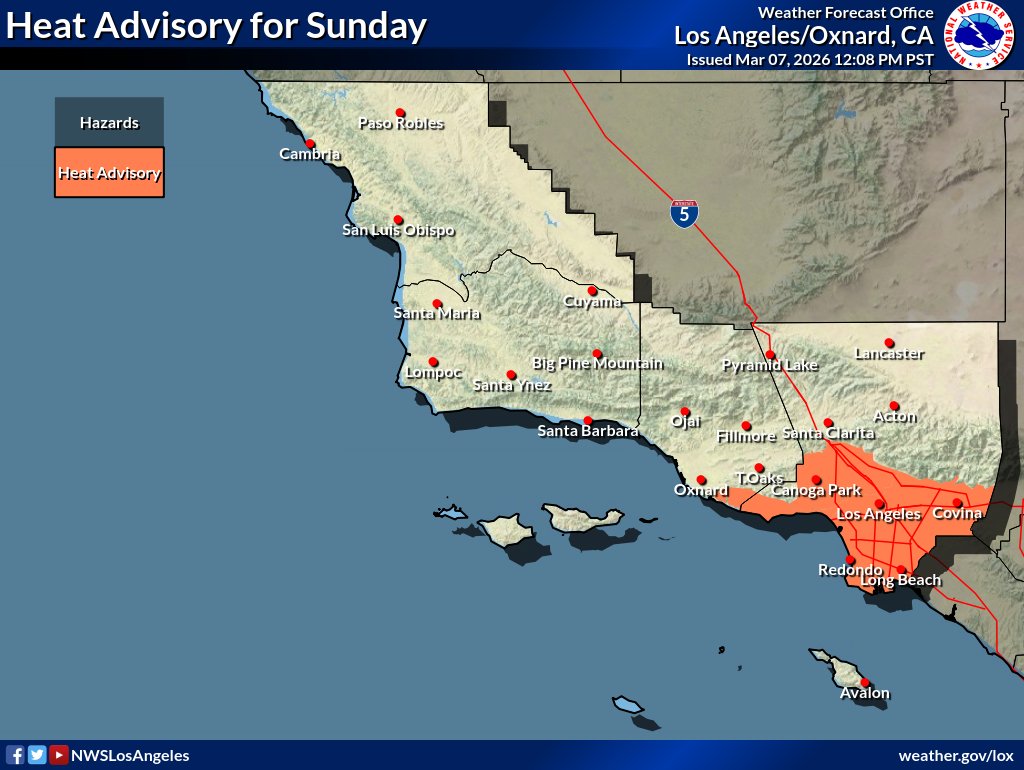 NWS Los Angeles tweet media