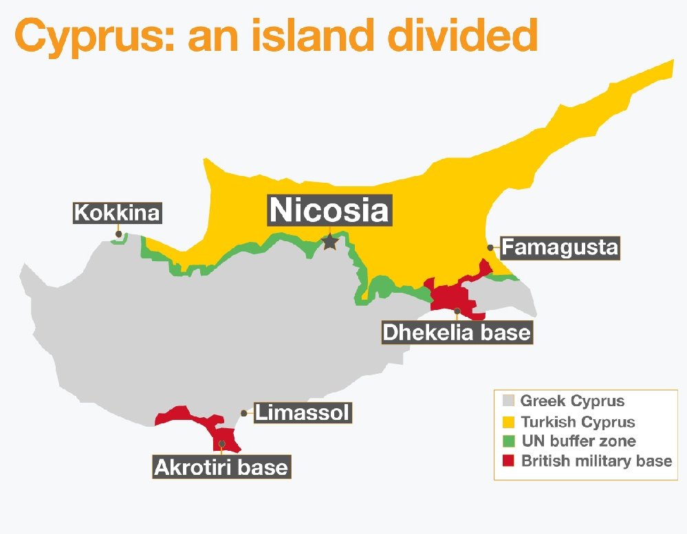 Savaşın görünmeyen aklı ve merkezi:
İngiltere ve Kıbrıs

Güney Kıbrıs'taki İngiliz varlığı, Orta Doğu, Doğu Akdeniz ve Kuzey Afrika'daki tüm süreçlerin asıl yönetim aklı ve merkezi olmuştur.

Öncelikle (sanılanın aksine),
GKRY içinde İngiltere'nin yalnızca üsleri değil,
Hukuken