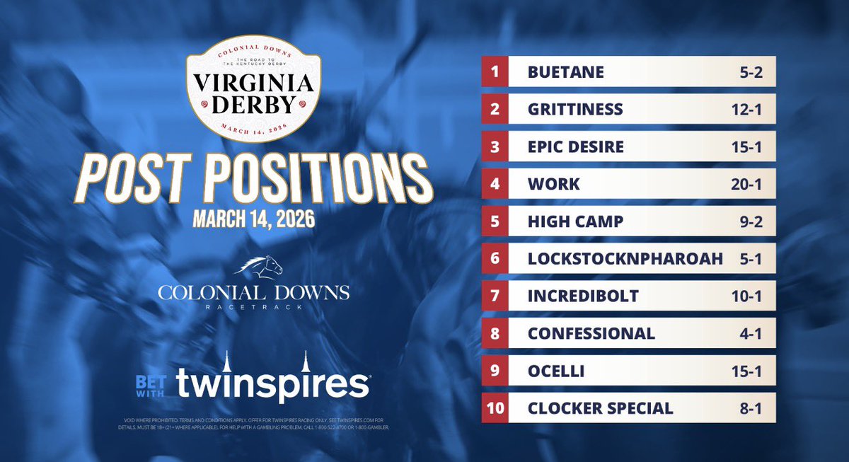 Colonial Downs Racetrack tweet media
