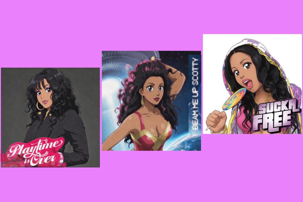 AnimeBarbz2002's tweet photo. @NickiMinaj on Her MixTapes eras💖💖💖💖💖💖💖💖
#NickiMinaj #Barbz #MAGA #MAGABARBZ #BoycottRocNation
#PlaytimeisOver #BeamMeUpScotty #SuckaFree
#AnimeArt #Animes #AnimeStyle https://t.co/velQMbV4il