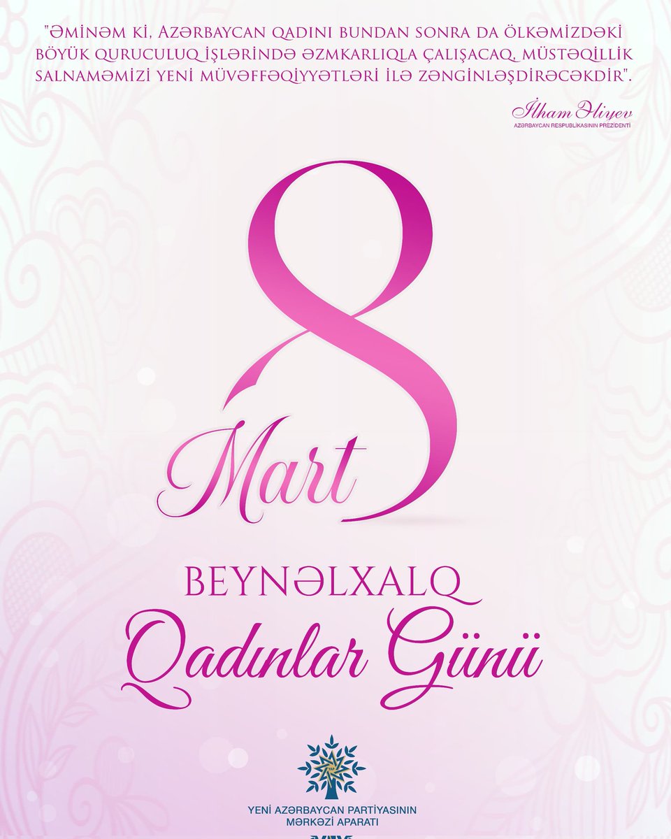 #8Mart #BeynəlxalqQadınlarGünü