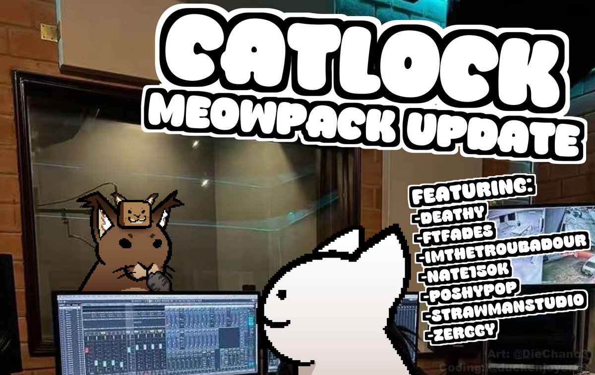 CATLOCK: THE MEOW PACK UPDATE

NOW AVALIBLE ON GAME BANANA!!!
