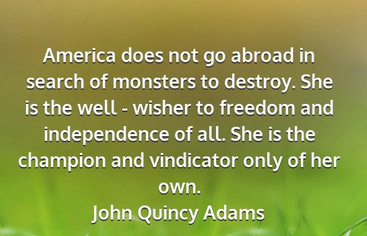 MoiOnlimoi's tweet image. Remembered a brilliant diplomat and a fierce abolitionist, #JohnQuincyAdams said two centuries ago that, while #America "is the well-wisher to the freedom and independence of all" in  the world, "she goes not abroad, in search of monsters to destroy."