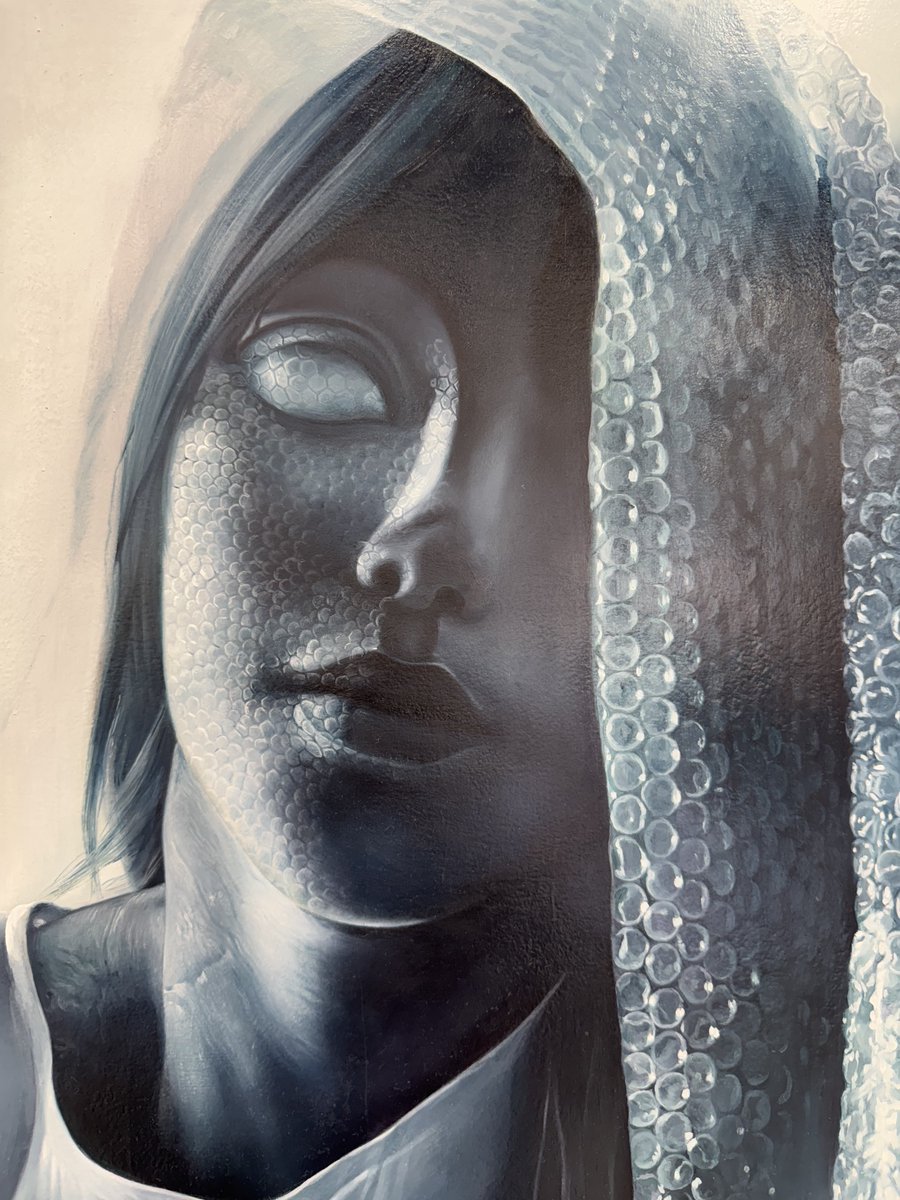 2025年度 女子美術大学 卒業制作展/修了制作展（相模原キャンパス）

コノハ
洋画専攻 絵画
〈veil〉 
8号館3階

肌の鱗みたいのとプチプチの質感ヤバかった