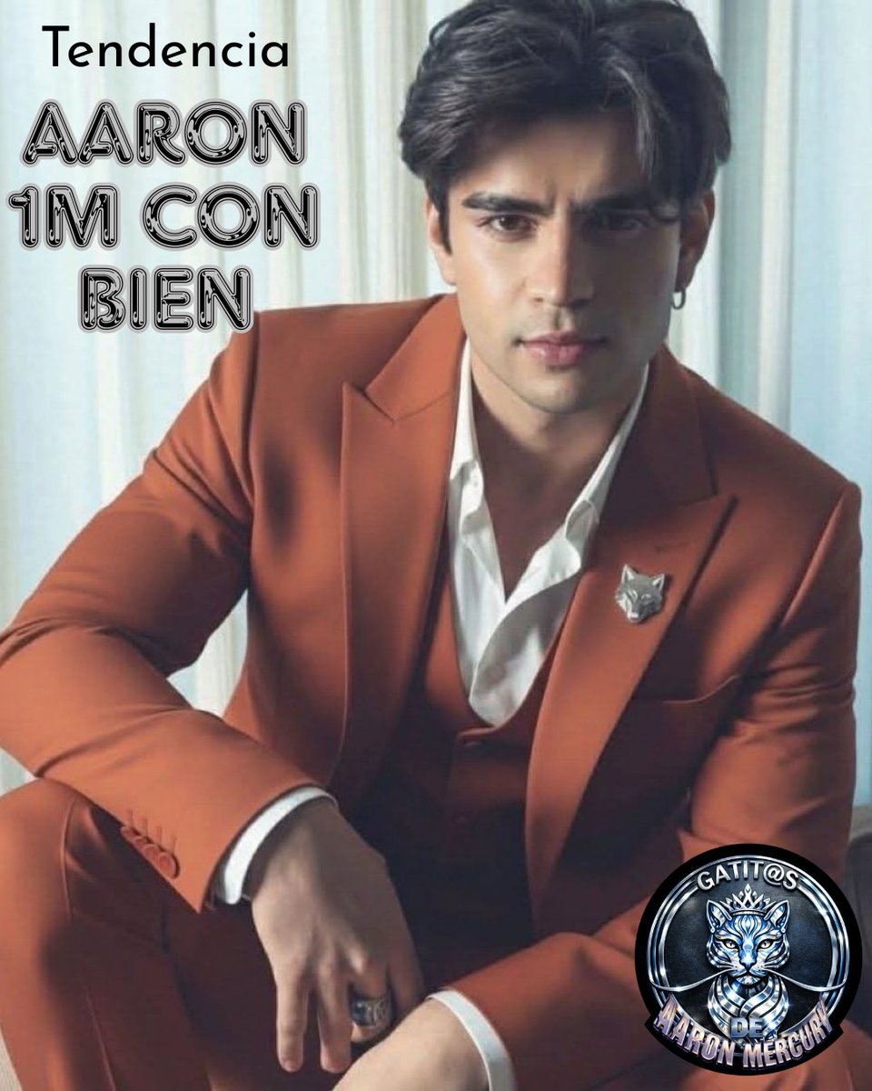 Vamos a llegar al millon gatit@s!!! Reproduce en Youtube
Aaron Mercury - Bien 

AARON 1M CON BIEN 

Comenta la frase +

10 amigos de Aaron
10 canciones que te recuerden a Aaron