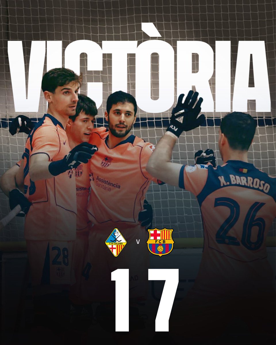 🏁 𝗩𝗜𝗖𝗧𝗢̀𝗥𝗜𝗔𝗔𝗔𝗔 blaugrana per seguir sumant a l’OK Lliga (1-7)🔥

🏑 <a href="/eloicervera7/">Eloi Cervera del Fresno</a> (2), <a href="/barroso26/">Xavi Barroso</a>, Àlex Ortigosa, <a href="/marcgrau9/">Marc Grau Tallada</a>, <a href="/pablo77alvarez/">pablo alvarez</a>  i <a href="/llorca_sergi/">Sergi Llorca</a>

🔜 Setmana de doble ració al Palau! Us hi esperem, culers! 🫵

📸 Miquel Rovira

💙❤️