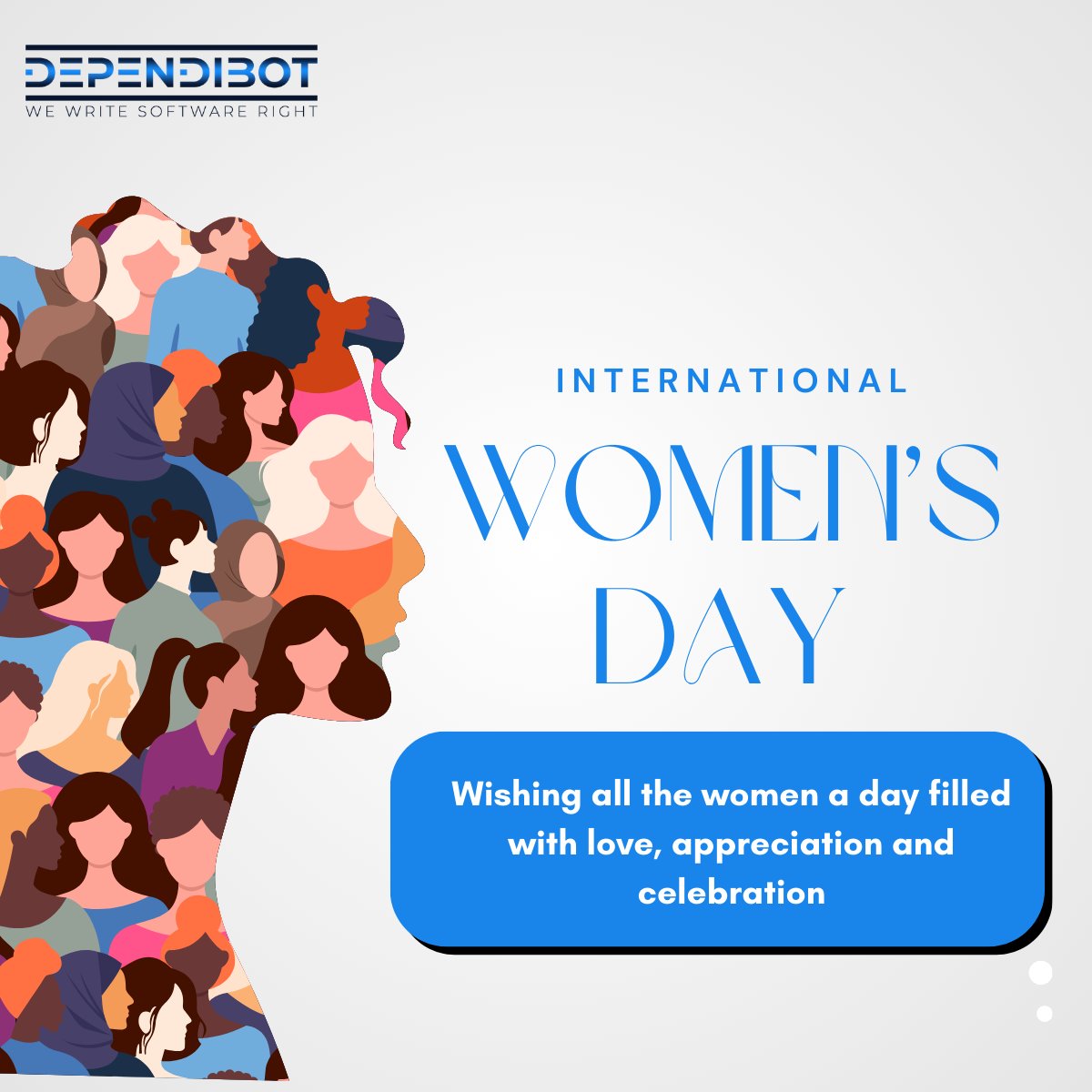 DependiBot's tweet photo. Today, we celebrate the incredible achievements, resilience, and brilliance of women everywhere. From breaking barriers in tech to leading with vision across every industry, your contributions shape a better future for us all. 🚀
#InternationalWomensDay #IWD2026 https://t.co/x0COMgSSmO