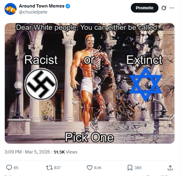 chuckdpete's tweet photo. This Meme has been Banned in the EU !   😂😂😂 https://t.co/4Teli16yA3