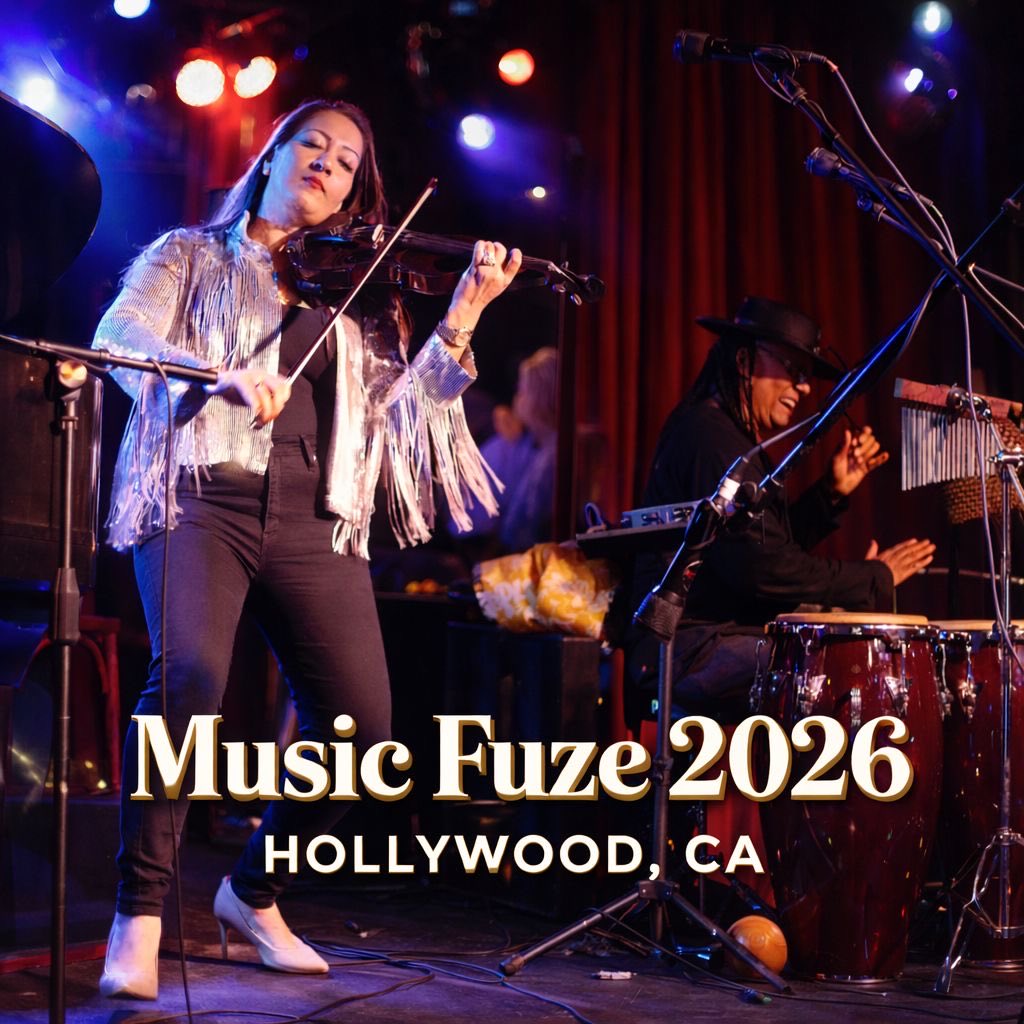 MusicFuzeEvents's tweet photo. What a phenomenal performance by Bernadett Nyari at Music Fuze. 🎵🎻

#hollywood #musicfuze #violinist #LiveMusic #grammyweekend https://t.co/9aWdPmDj1H