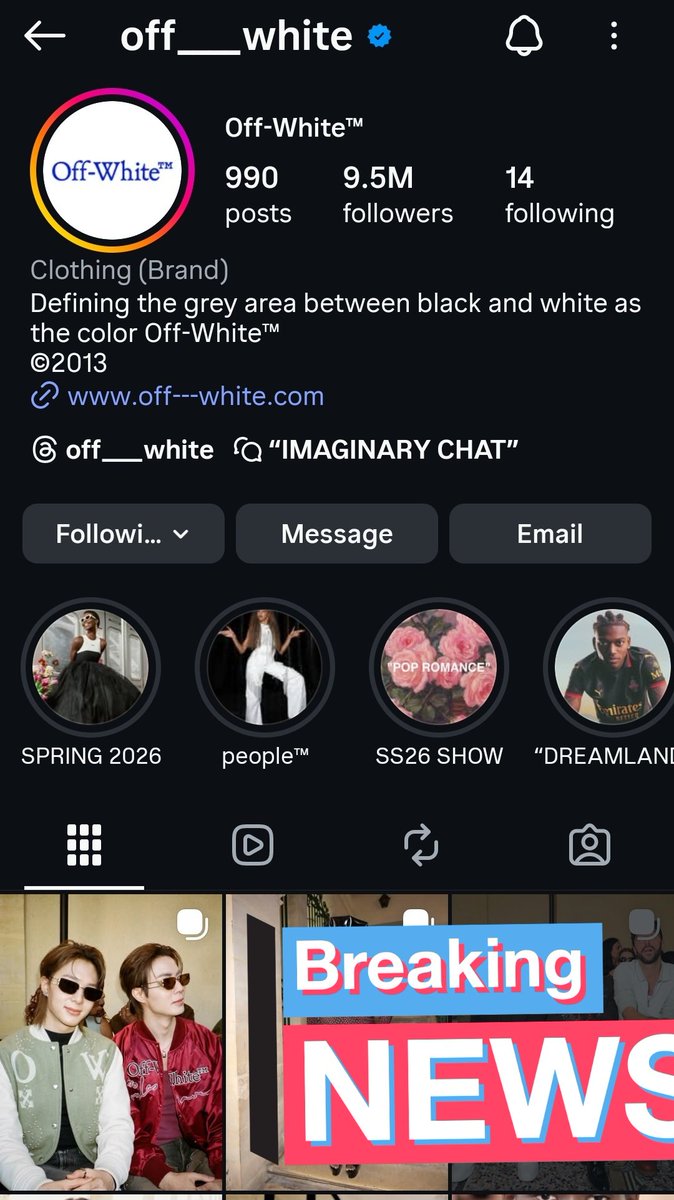 THE FIRST SLIDE. THE FIRST!!!
LET'S INTERACT WITH THE POST Y'ALL. OUR GUYS HAVE BEEN HONOURED, LET'S SHOW OUR SUPPORT AND GRATITUDE!😭

ZEENUNEW IN PARIS FW26
#OffWhitexZeeNunew
<a href="/OffWht/">Off-White™</a> #ZeeNunew
#OffWhiteFW26