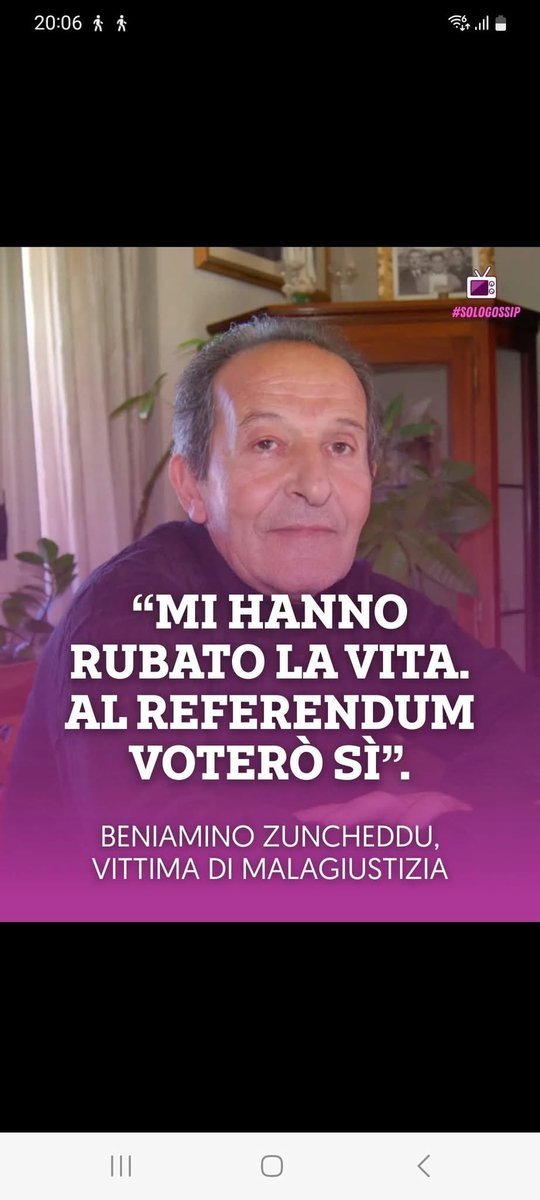 33 anni di carcere da innocente. E nessuno ha pagato. 
Se questa è Giustizia! 
#IoVotoSi 
#Zuncheddu