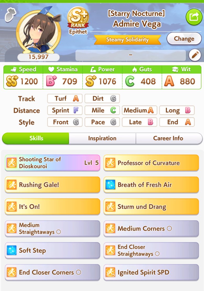 OrbitalTouch's tweet photo. @k0koro_091 Thanks to your inspiring artwork I was able to get Admire Vega to S+ on global! 🫡 https://t.co/cWyZmtIFO9