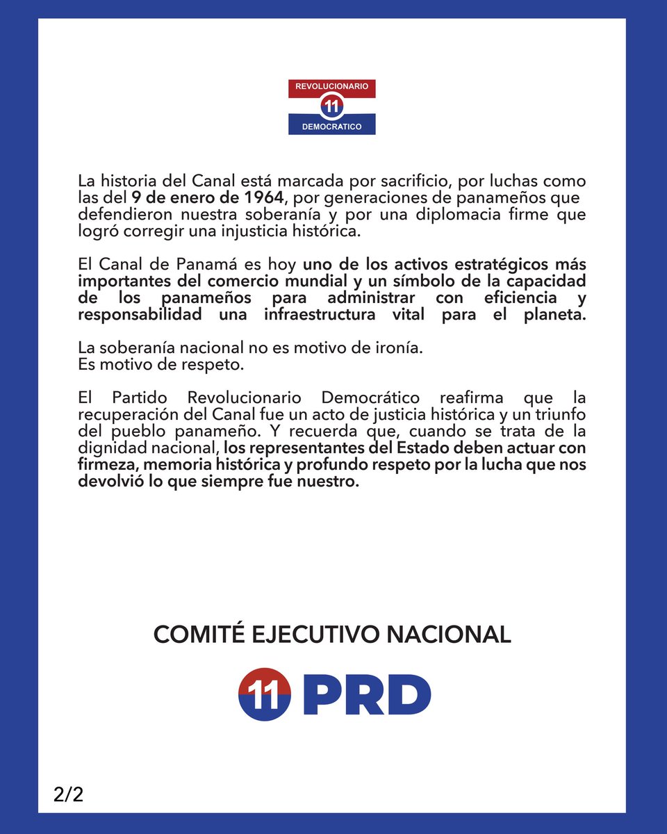 PRD Panamá tweet media