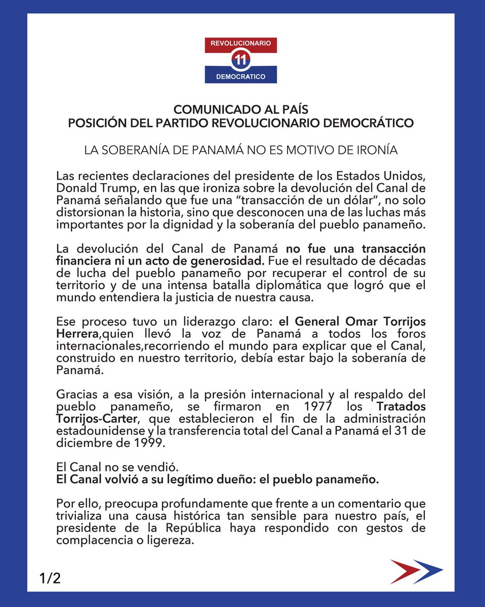 PRD Panamá tweet media