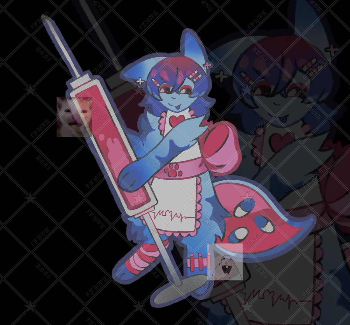 FIFI_PIE's tweet photo. new adopt ,UFO on my th (info below)
#Adopt  #nurse #furry https://t.co/0UagYB3pjQ