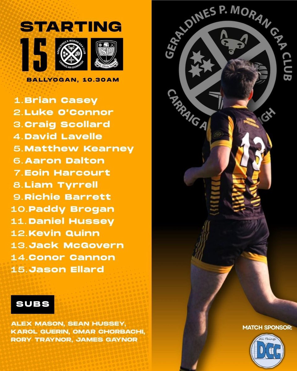 Geraldines P. Moran GAA 💛🖤 tweet media