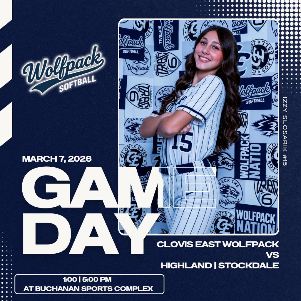 Wolfpack_SB's tweet photo. Day 2 of the Buchanan Preseason Tournament🤍🐺

🆚 Highland |  Stockdale
⌚️ 1:00 pm |  5:00 pm
📍 Buchanan Sports Complex
🏟️ Field 1 https://t.co/pFNRGthlIj