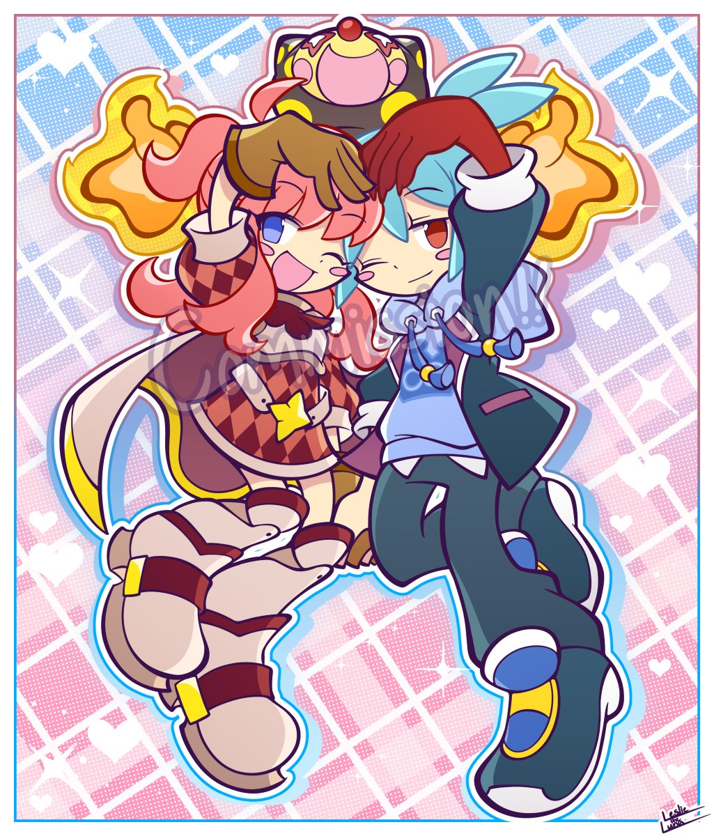 🌟Commission!🌟
Hilda &amp; Sig!!