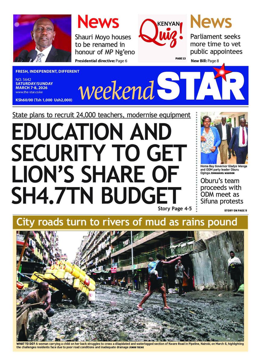 nyanducha's tweet photo. Today's newspaper headlines
Saturday, 7th March 2026
Contact #Victorock #Kenya on 0706357055 or info@victorockkenya.com for #Ubibot soil, temperature & humidity IoT #sensors, #Sophos firewalls, #Cisco #Meraki firewalls, switches
#ePaper #Gazeti #Singapool #Flooding #Expressway https://t.co/eStKIf7EM0