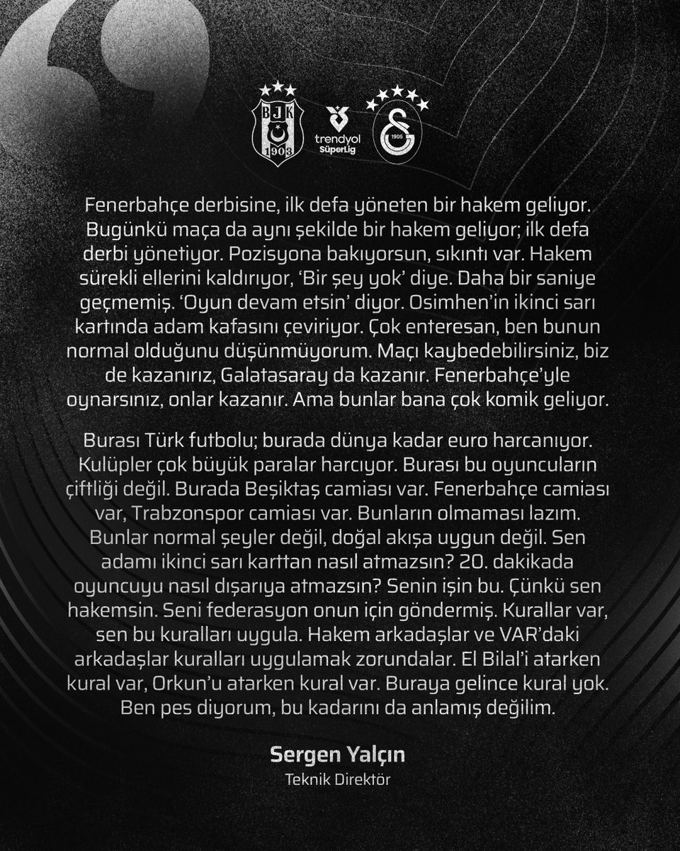 Teknik Direktörümüz Sergen Yalçın’dan Açıklamalar

🔗 bjk.com.tr/tr/haber/93838