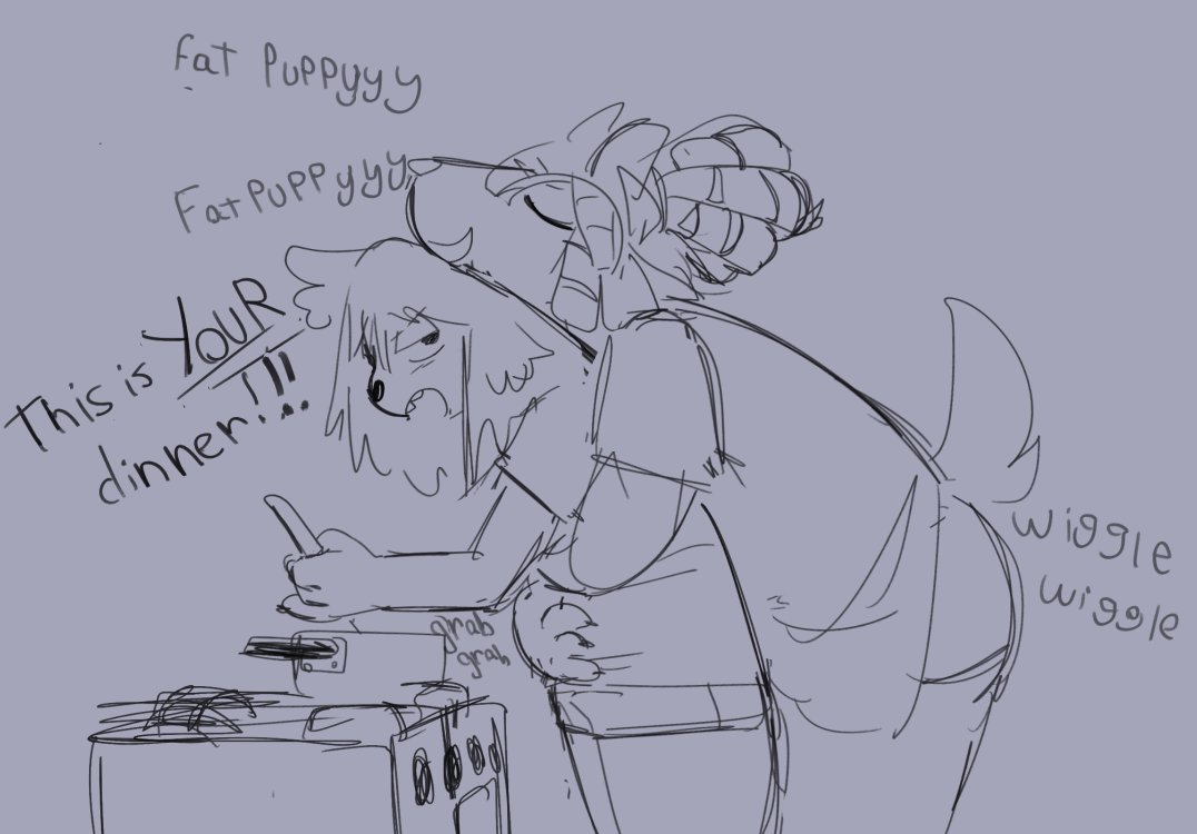 not letting <a href="/venusinfursuit/">Doggy's Memory</a> get any work done