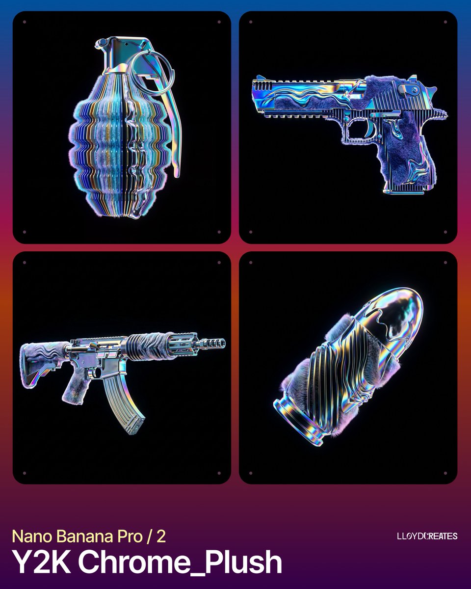 Chrome plush renders