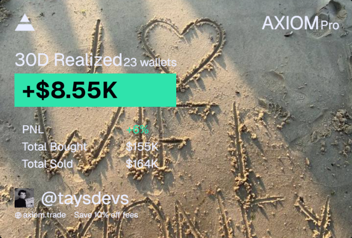 What a great month it's been

To celebrate, 1 lucky user will win 2 $SOL 🥰

Just:
- Follow me
- Like and Repost
- Comment your $SOL address

GLGL winner announced in 24 hours!

#Solana #SolanaGiveaway #SolGiveaway #SolanaGiveaways #Axiom #Pumpfun