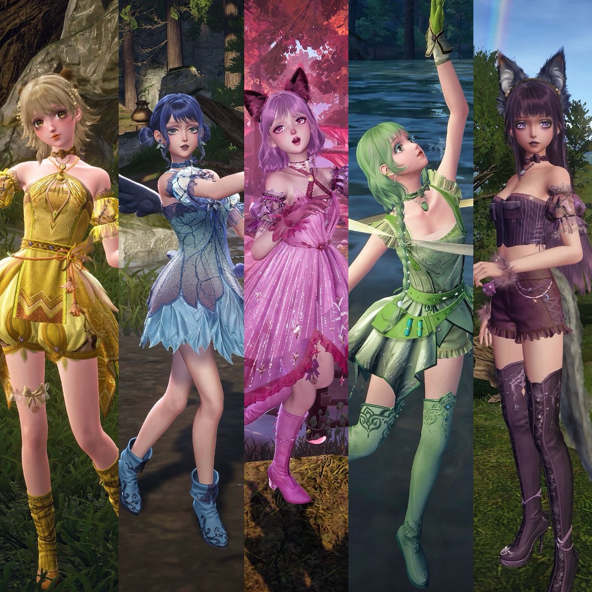 Redo_nikki97's tweet photo. My MewMew girls cosplay 😍

How do you like them? Which one is your favorite? 🥰

#infinitynikki #tokyomewmew https://t.co/soArTdi0hx
