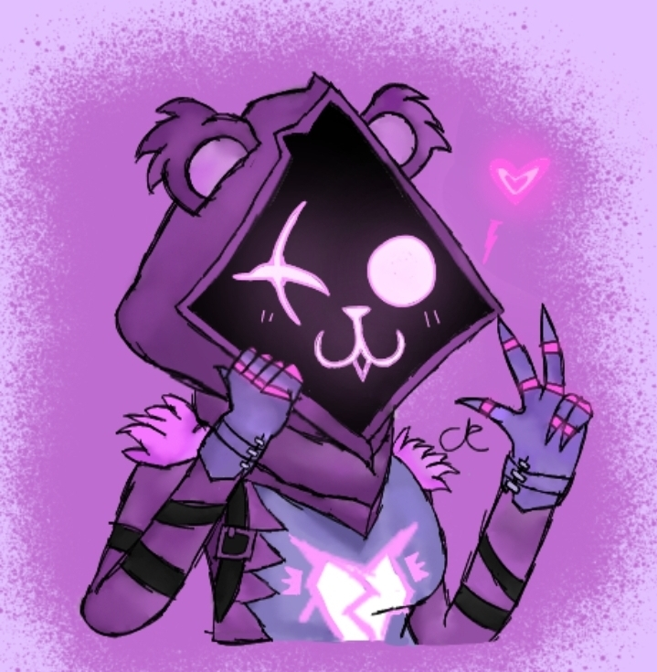 crunchyricky's tweet photo. the void goober bear herself #RavenTeamLeader 
drew a while ago https://t.co/QVsVQuoNRG