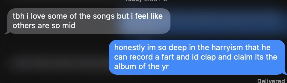 texts with my casual harry irl