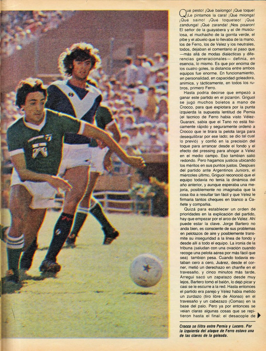 PCioccale's tweet photo. El 7/3/1982 hace 44 años @FerroOficial le ganaba a @Velez 4 a 0 en el #Amalfitani .
@verdolaga1984 @ferroweb
@Ferrowebok @ElShowdeFerro @ClubFerroCO @ferrocarriloest @LaFerropedia @mariano_almada https://t.co/2sk20xbqRK