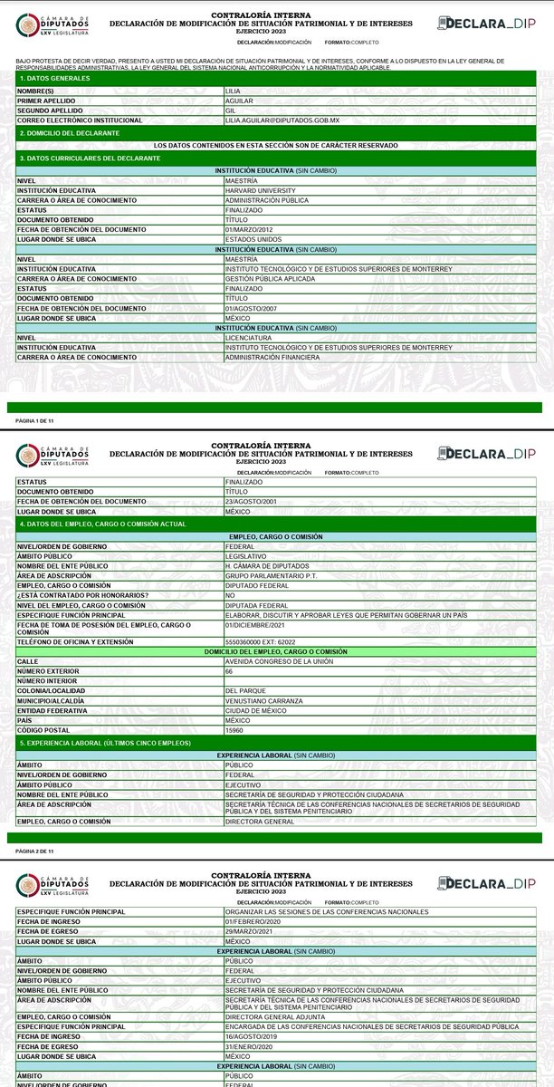 Hola <a href="/liliaaguilarmx/">Lilia Aguilar Gil</a> se te borró el post que pusiste sobre que la nota de tu casa de 16 millones 701 mil pesos es falsa. Aquí te lo pongo, también añadí tu declaración patrimonial donde viene la casa y otro departamento que juntos suman 22 millones de Marxistas pesos.